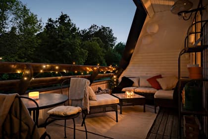 Balkong eller utsiktsbild