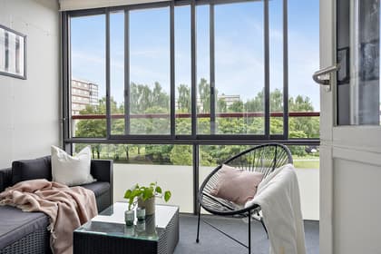 Balkong eller utsiktsbild