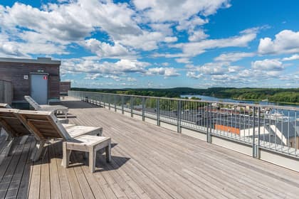 Balkong eller utsiktsbild