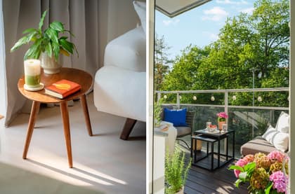 Balkong eller utsiktsbild