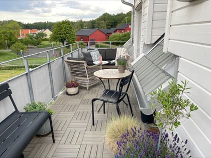 Balkong eller utsiktsbild