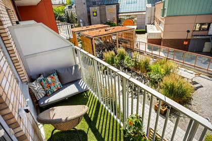 Balkong eller utsiktsbild