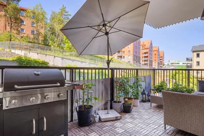 Balkong eller utsiktsbild