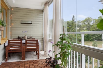 Balkong eller utsiktsbild