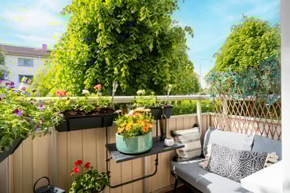 Balkong eller utsiktsbild