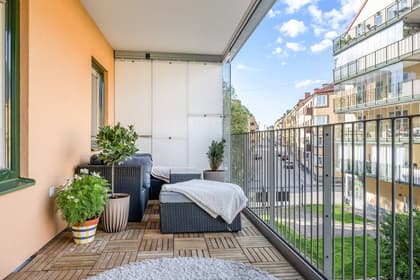 Balkong eller utsiktsbild