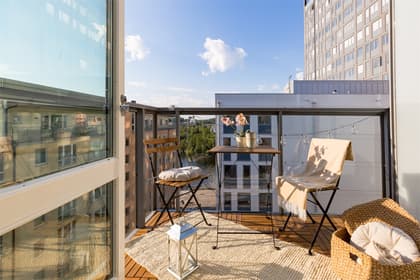 Balkong eller utsiktsbild