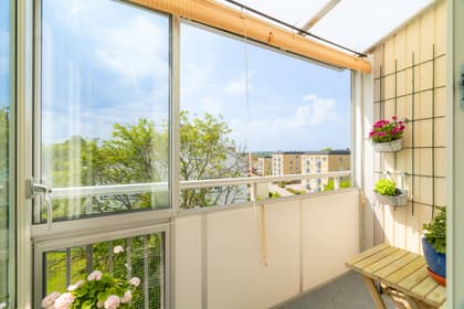 Balkong eller utsiktsbild