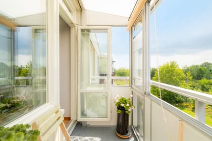 Balkong eller utsiktsbild