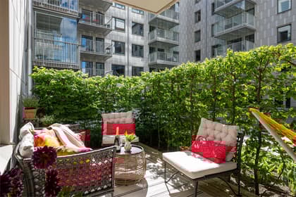 Balkong eller utsiktsbild