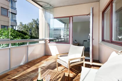 Balkong eller utsiktsbild