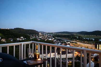 Balkong eller utsiktsbild