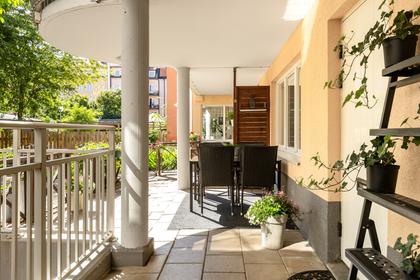 Balkong eller utsiktsbild