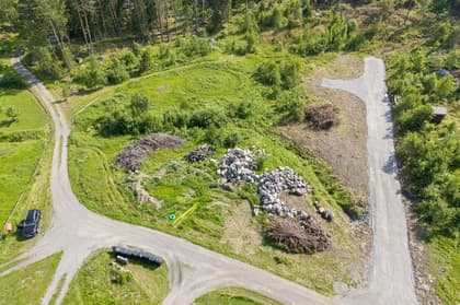 Illustrerad karta över fastigheten eller området