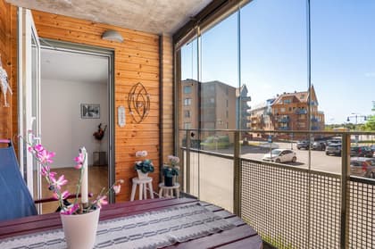 Balkong eller utsiktsbild