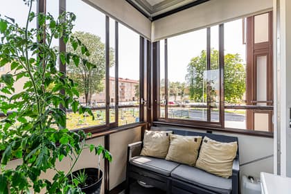 Balkong eller utsiktsbild