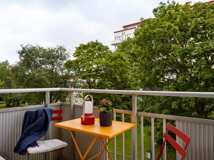 Balkong eller utsiktsbild