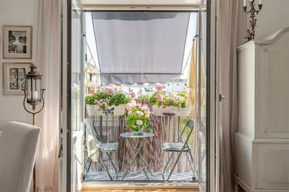 Balkong eller utsiktsbild