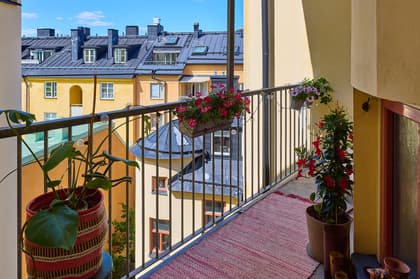 Balkong eller utsiktsbild