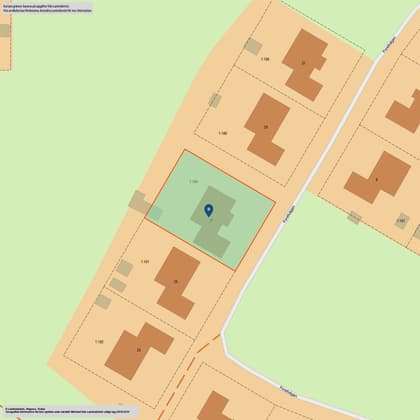 Illustrerad karta över fastigheten eller området