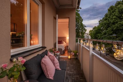 Balkong eller utsiktsbild