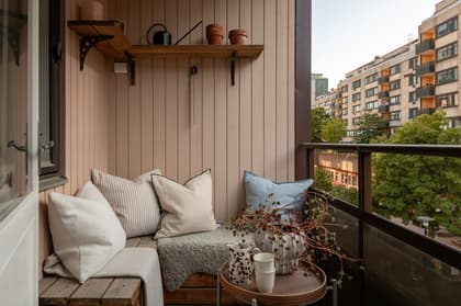 Balkong eller utsiktsbild