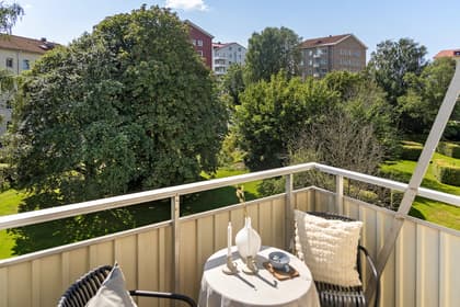 Balkong eller utsiktsbild