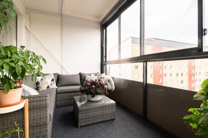 Balkong eller utsiktsbild