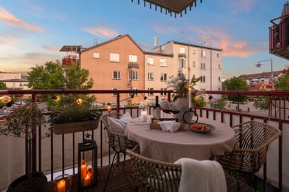 Balkong eller utsiktsbild