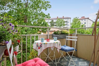 Balkong eller utsiktsbild