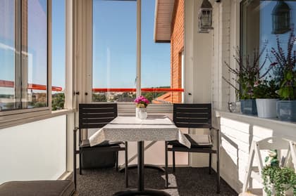 Balkong eller utsiktsbild