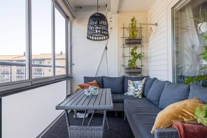 Balkong eller utsiktsbild