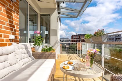 Balkong eller utsiktsbild