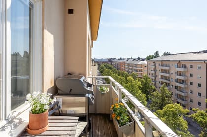 Balkong eller utsiktsbild