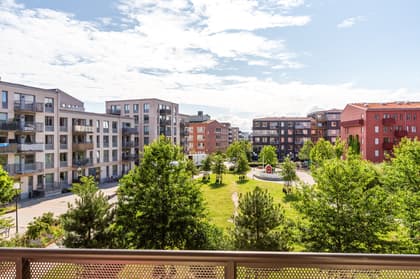 Balkong eller utsiktsbild