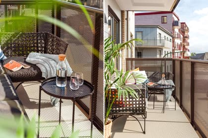 Balkong eller utsiktsbild