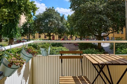 Balkong eller utsiktsbild