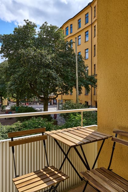 Balkong eller utsiktsbild