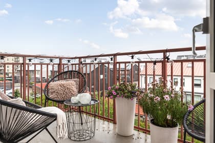 Balkong eller utsiktsbild