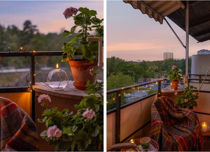 Balkong eller utsiktsbild