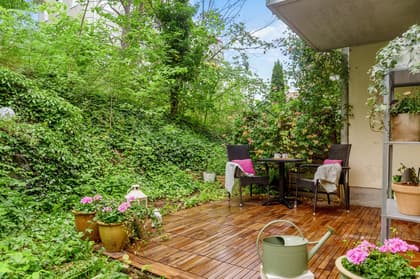 Balkong eller utsiktsbild