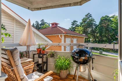 Balkong eller utsiktsbild