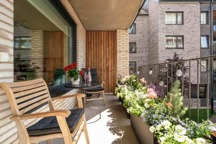 Balkong eller utsiktsbild