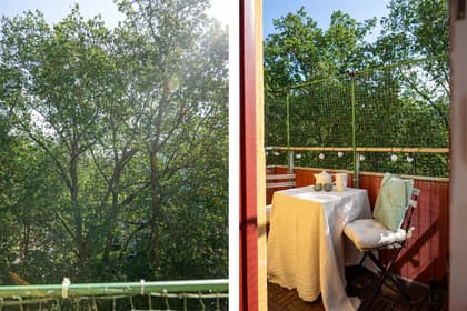 Balkong eller utsiktsbild