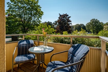 Balkong eller utsiktsbild