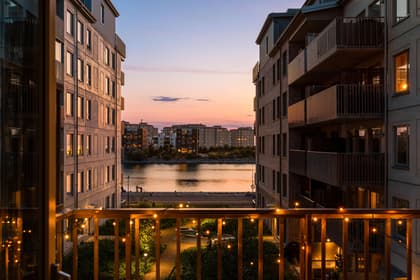 Balkong eller utsiktsbild