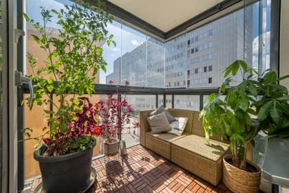 Balkong eller utsiktsbild