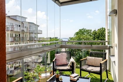 Balkong eller utsiktsbild