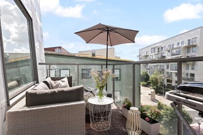 Balkong eller utsiktsbild