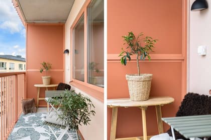 Balkong eller utsiktsbild